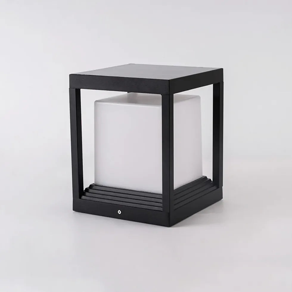 Black Solar Hybrid Rectangular Orr Metal & Acrylic Ip65 Led