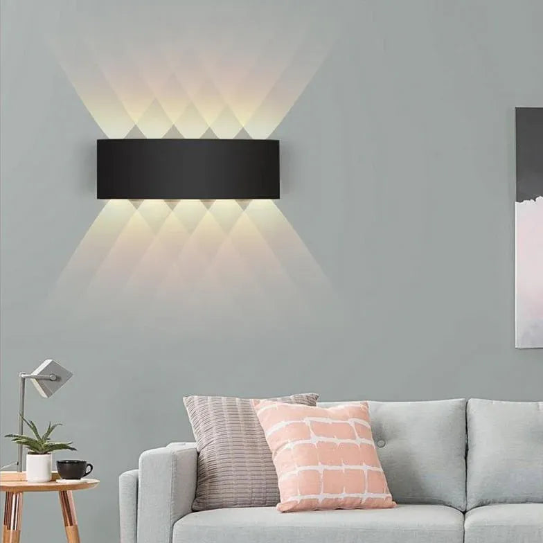 Up & Down Light For Living Room Rectangular Orr Metal & Acrylic Ip65