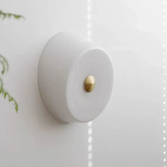 Gold Flush Wall Light For Bedroom Orr Metal Led