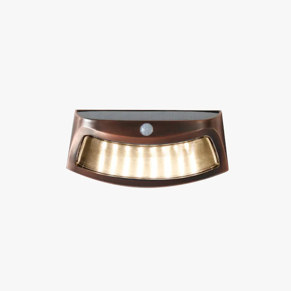 Black Wall Light Orr Metal Warm White Ip65 Solar Outdoor Led