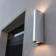 Black Outdoor Wall Light Orr Metal Ip65 Warm White Outdoor