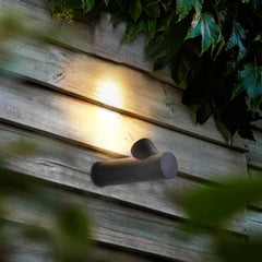 Black Outdoor Wall Light Orr Metal