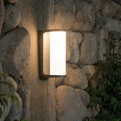 Black Led Orr Metal Outdoor Lamp