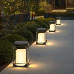 Black Floor Lamp & Lanterns Orr Metal & Acrylic Warm White Ip65