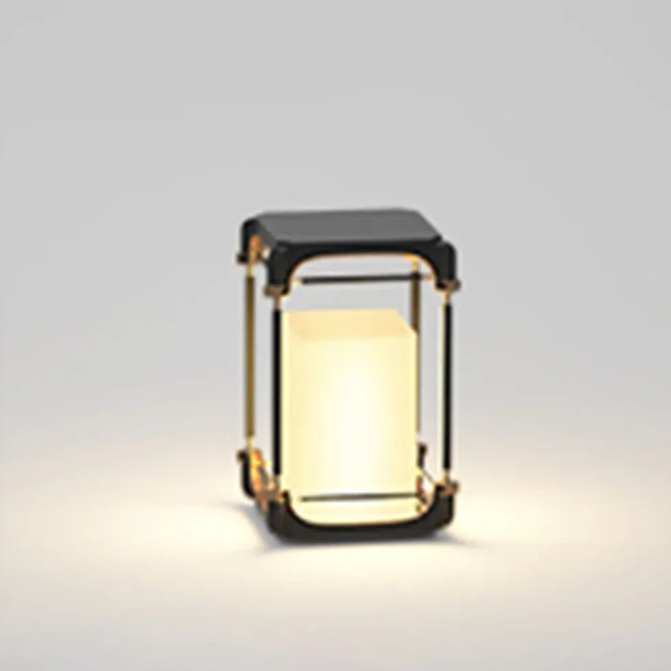 Black Floor Lamp & Lanterns Orr Metal & Acrylic Warm White Ip65