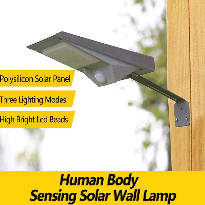 Solar Motion Sensor Light Solar Metal & Abs Led Solar