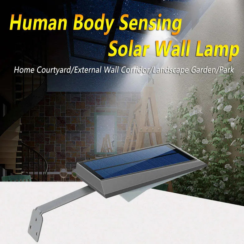 Solar Motion Sensor Light Solar Metal & Abs Led Solar