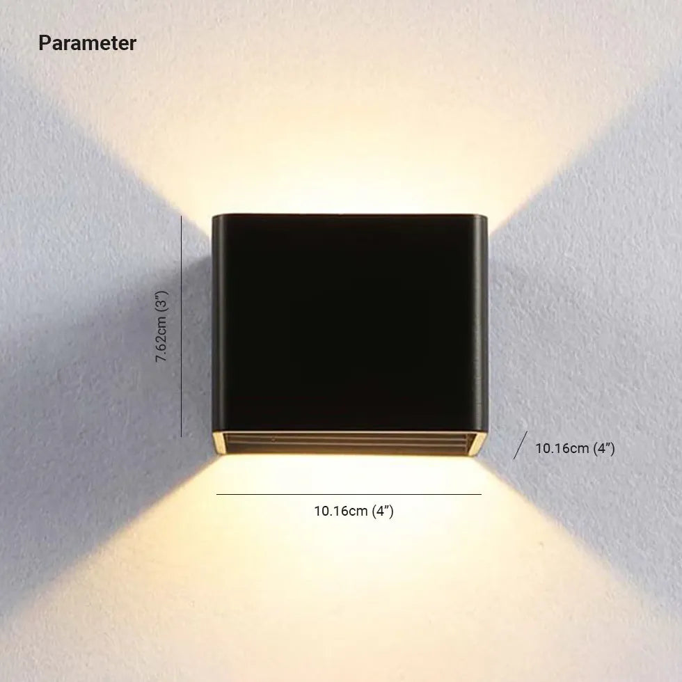 Up & Down Light For Kitchen Square Orr Metal Ip20 Led Warm White