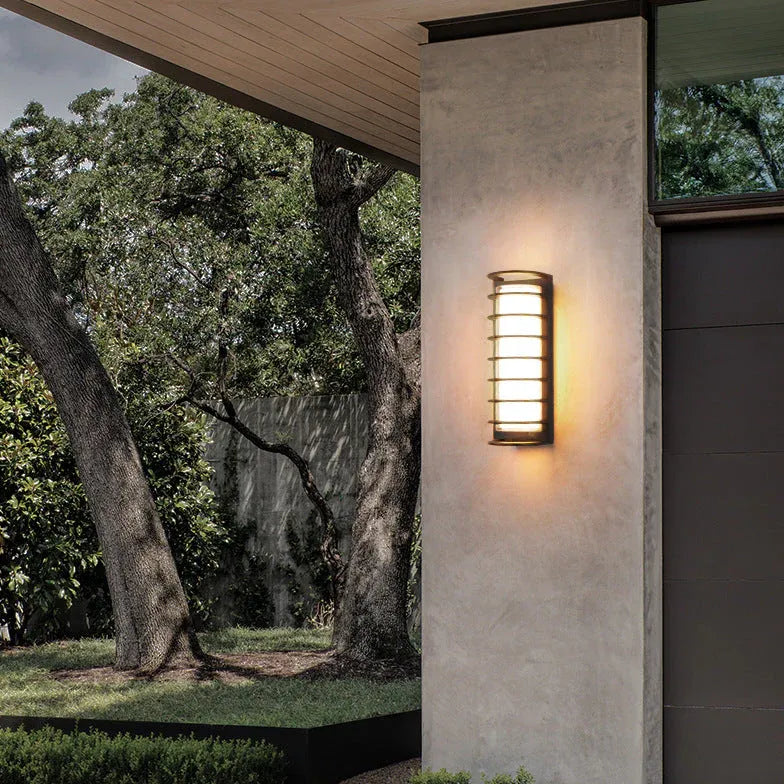 Outdoor Wall Light Orr Metal & Acrylic Ip65 Outdoor