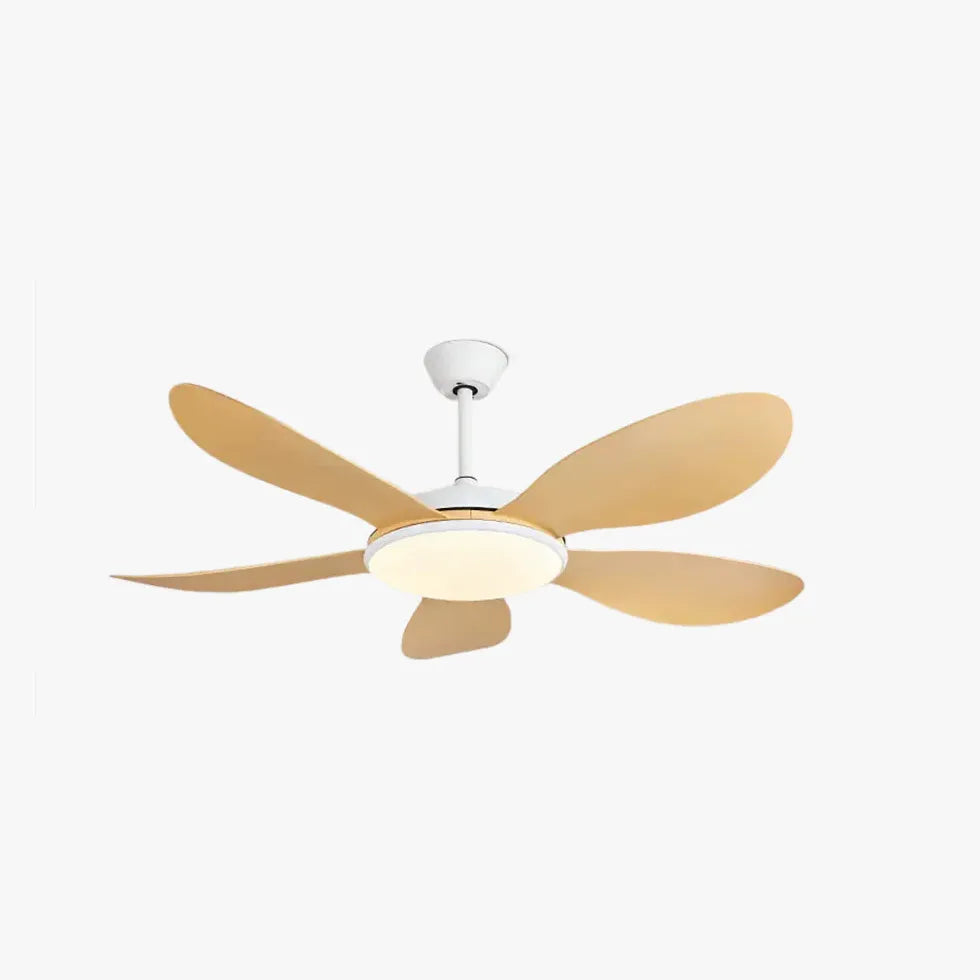 Ceiling Fan With Light For Study Room Ozawa Metal Dimmable