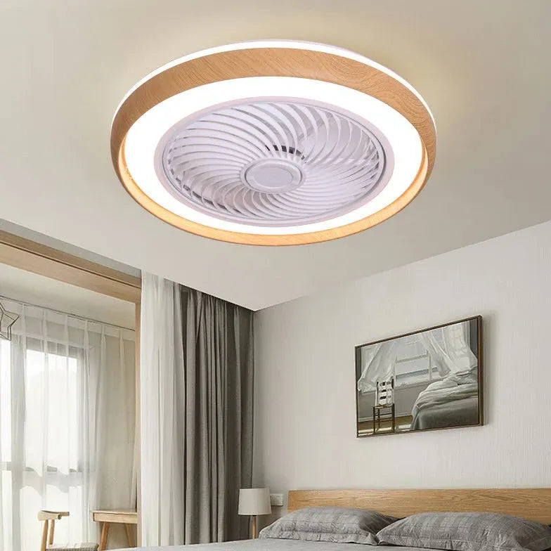 Ceiling Fan With Light For Bedroom Ozawa Metal & Acrylic Dimmable