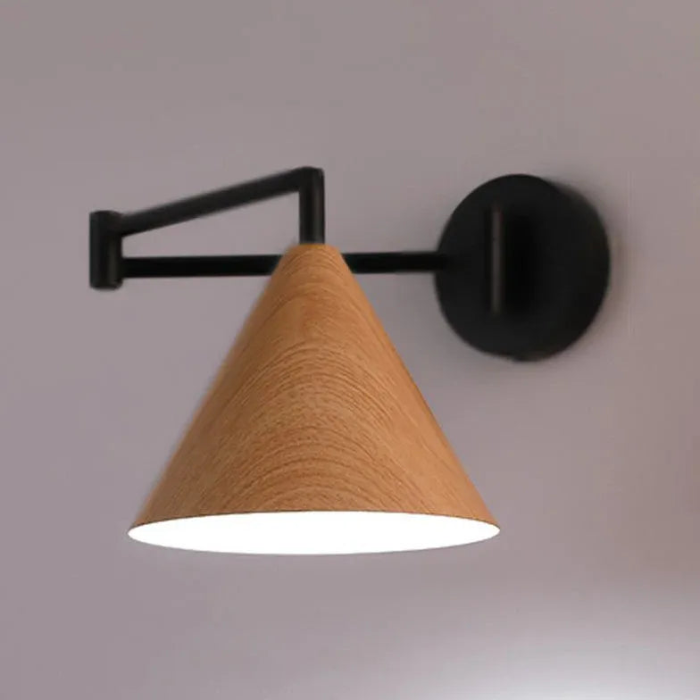 Single Arm Wall Light For Bedroom Cone Ozawa Metal Led Ip20