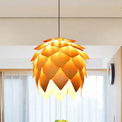 Light Single Pendant For Dining Room Cone Ozawa Wood Led Ip20