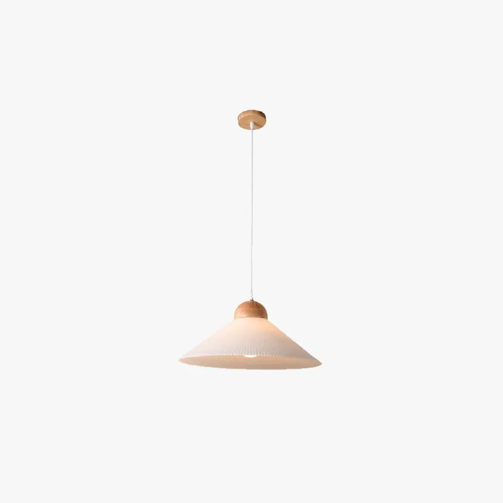 Brown Light Single Pendant For Bedroom Ozawa Wood Led