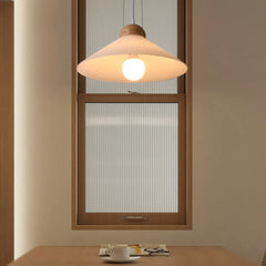 Brown Light Single Pendant For Bedroom Ozawa Wood Led