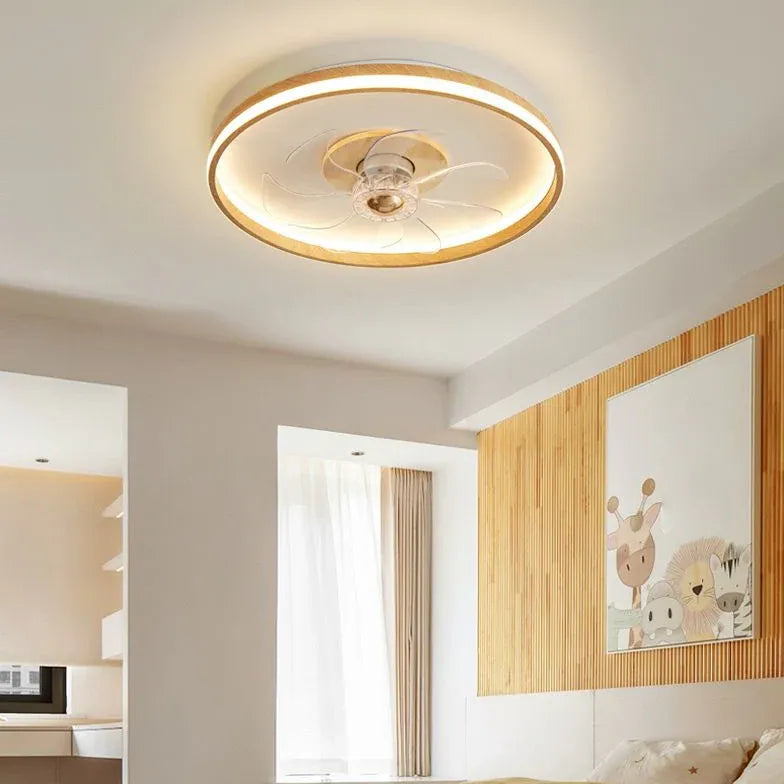 Ceiling Fan With Light For Bedroom Ozawa Wood Dimmable Ip20 Led