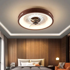 Ceiling Fan With Light For Bedroom Ozawa Wood Dimmable Led