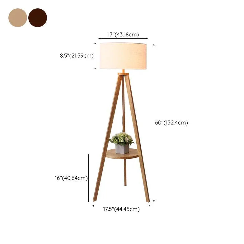 Tripod Floor Lamp For Bedroom Triangle Ozawa Wood Plug Led Ip20