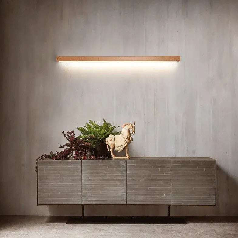 Mirror Light For Bathroom Linear Ozawa Wood Led