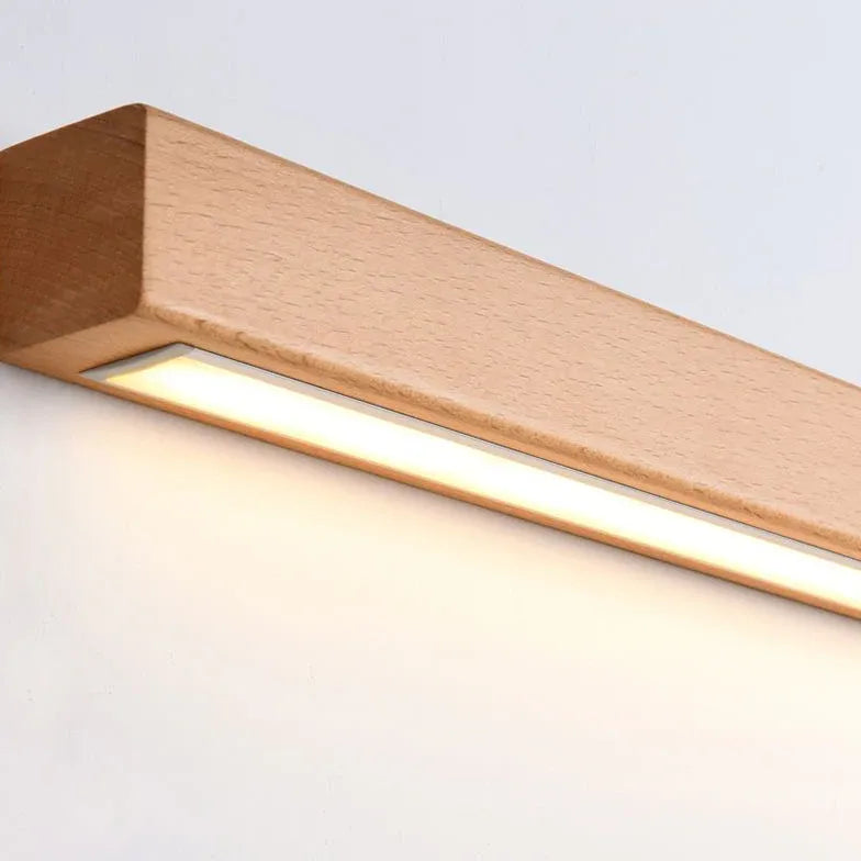 Mirror Light For Bathroom Linear Ozawa Wood Led