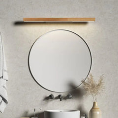 Mirror Light For Bathroom Linear Ozawa Wood Led