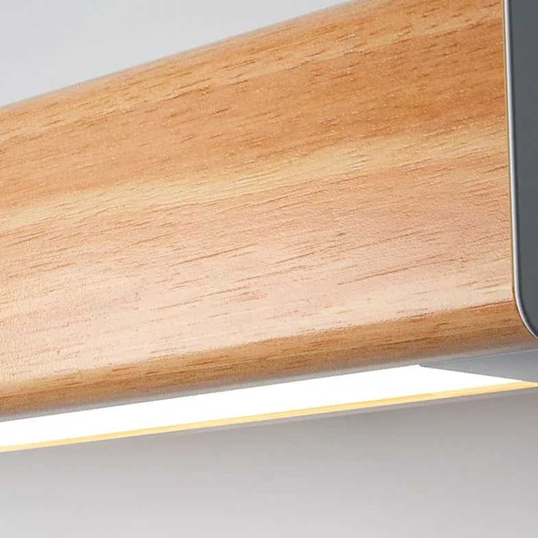 Mirror Light For Bathroom Linear Ozawa Wood Led