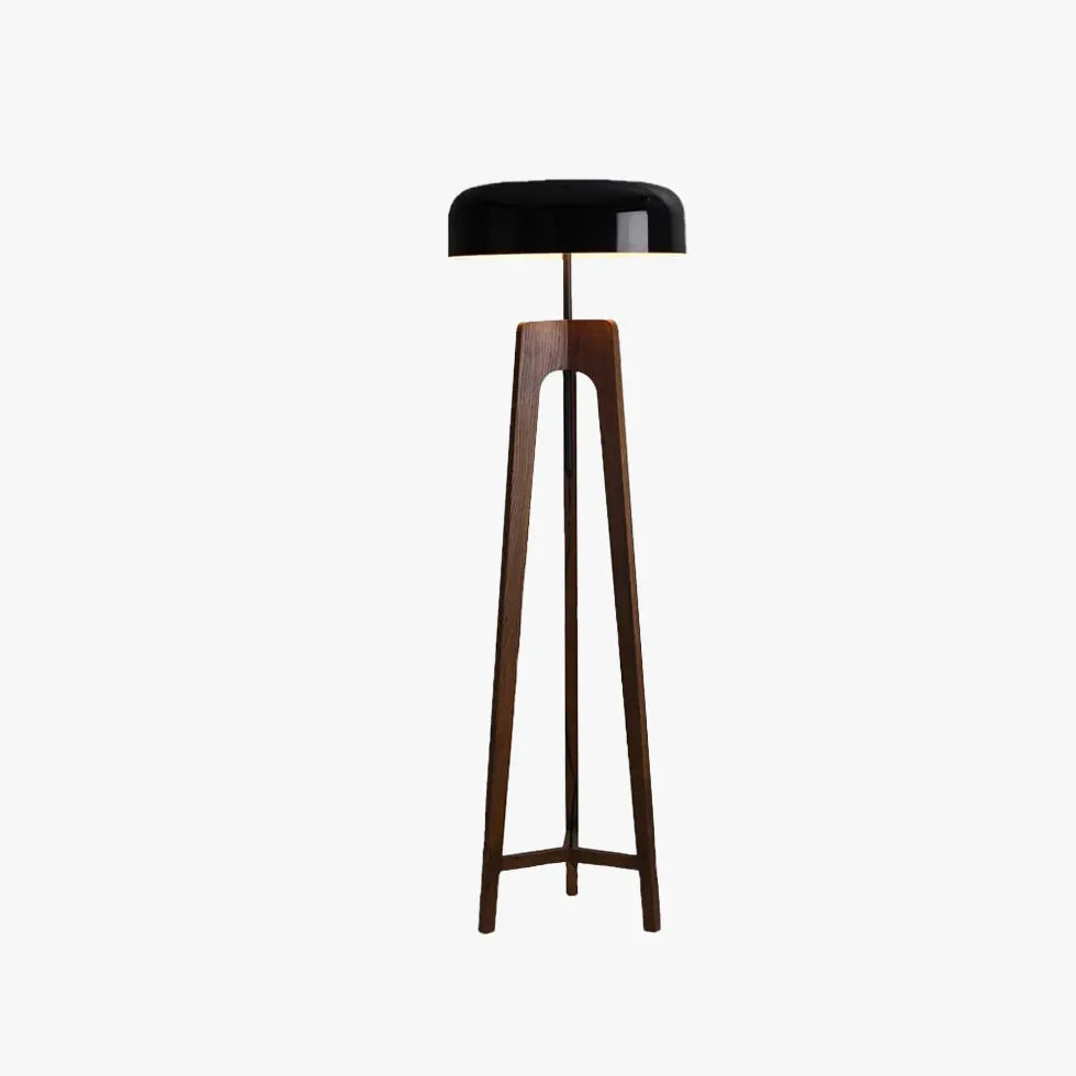 Black Tripod Floor Lamp For Study Room Ozawa Wood