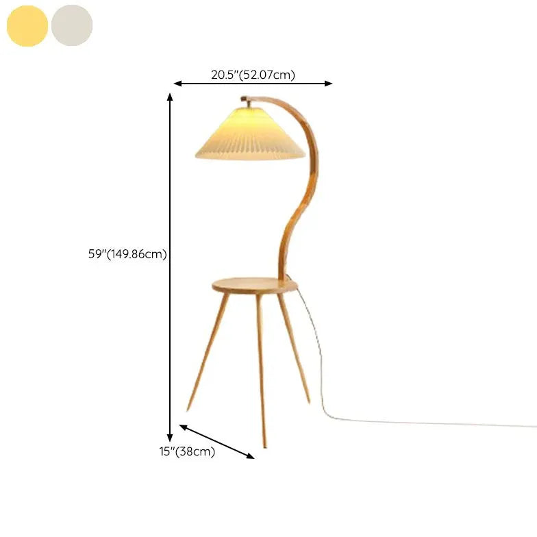 Tripod Floor Lamp For Bedroom Ozawa Wood Ip20