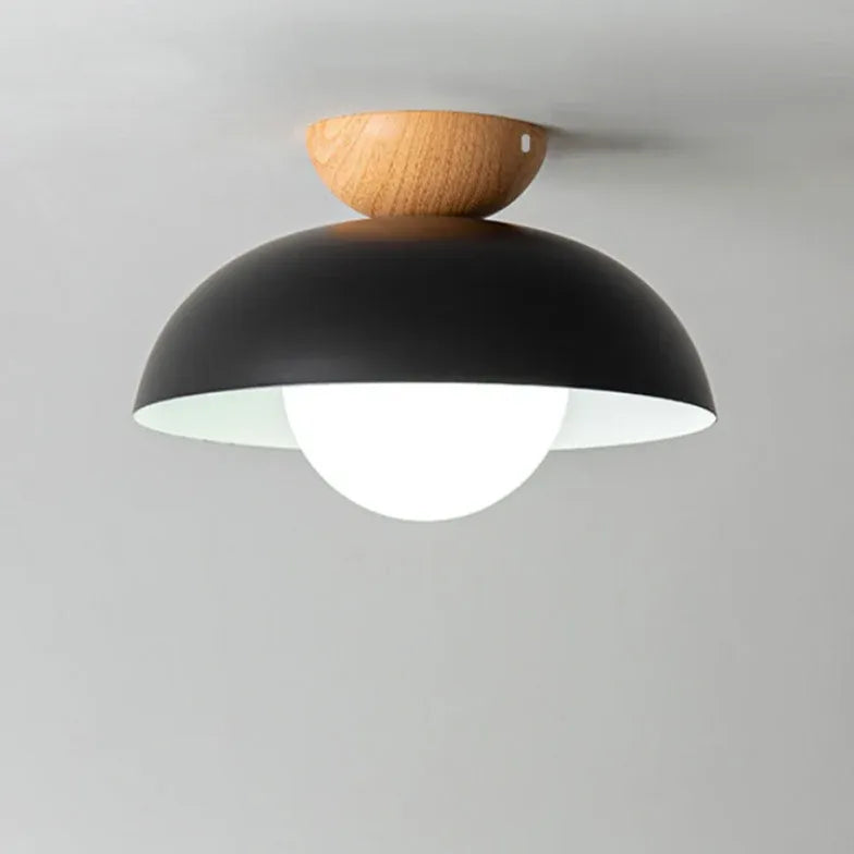 Black Light Single Pendant For Kitchen Ozawa Wood