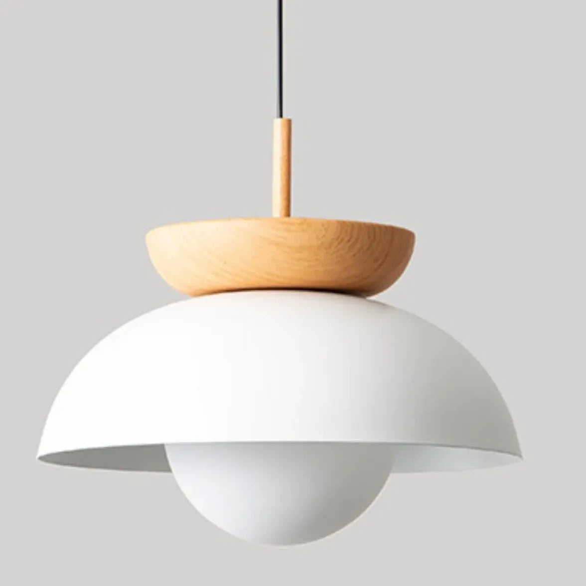 Black Light Single Pendant For Kitchen Ozawa Wood