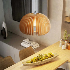 Light Single Pendant For Living Room Ozawa Metal & Wood Led Ip20