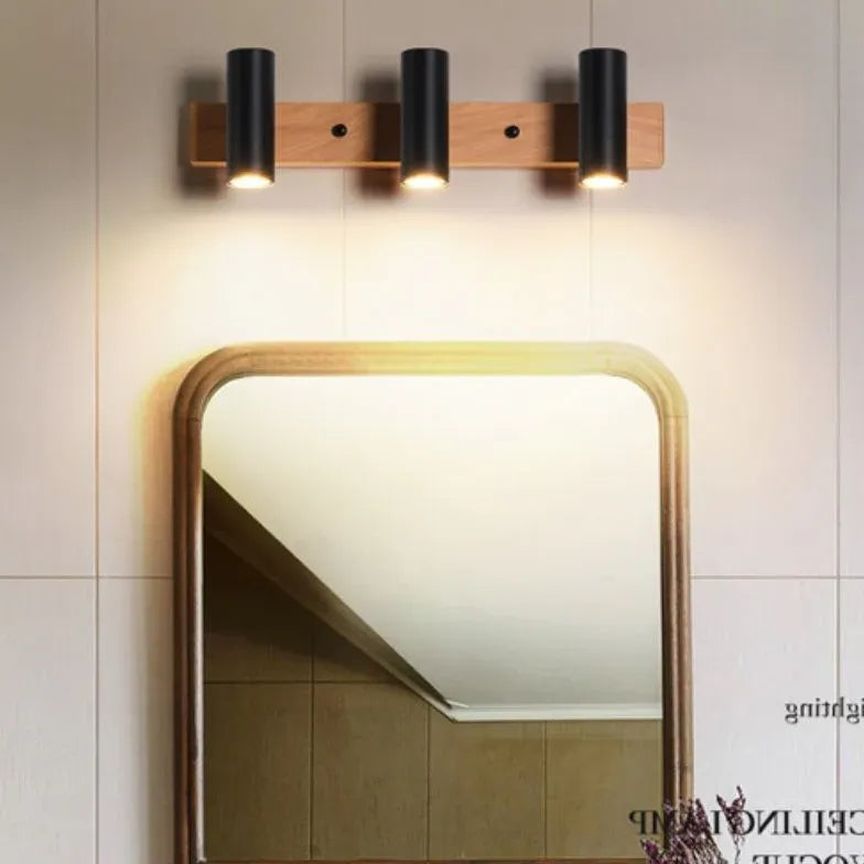 Multi Arm Wall Light For Bathroom Ozawa Wood