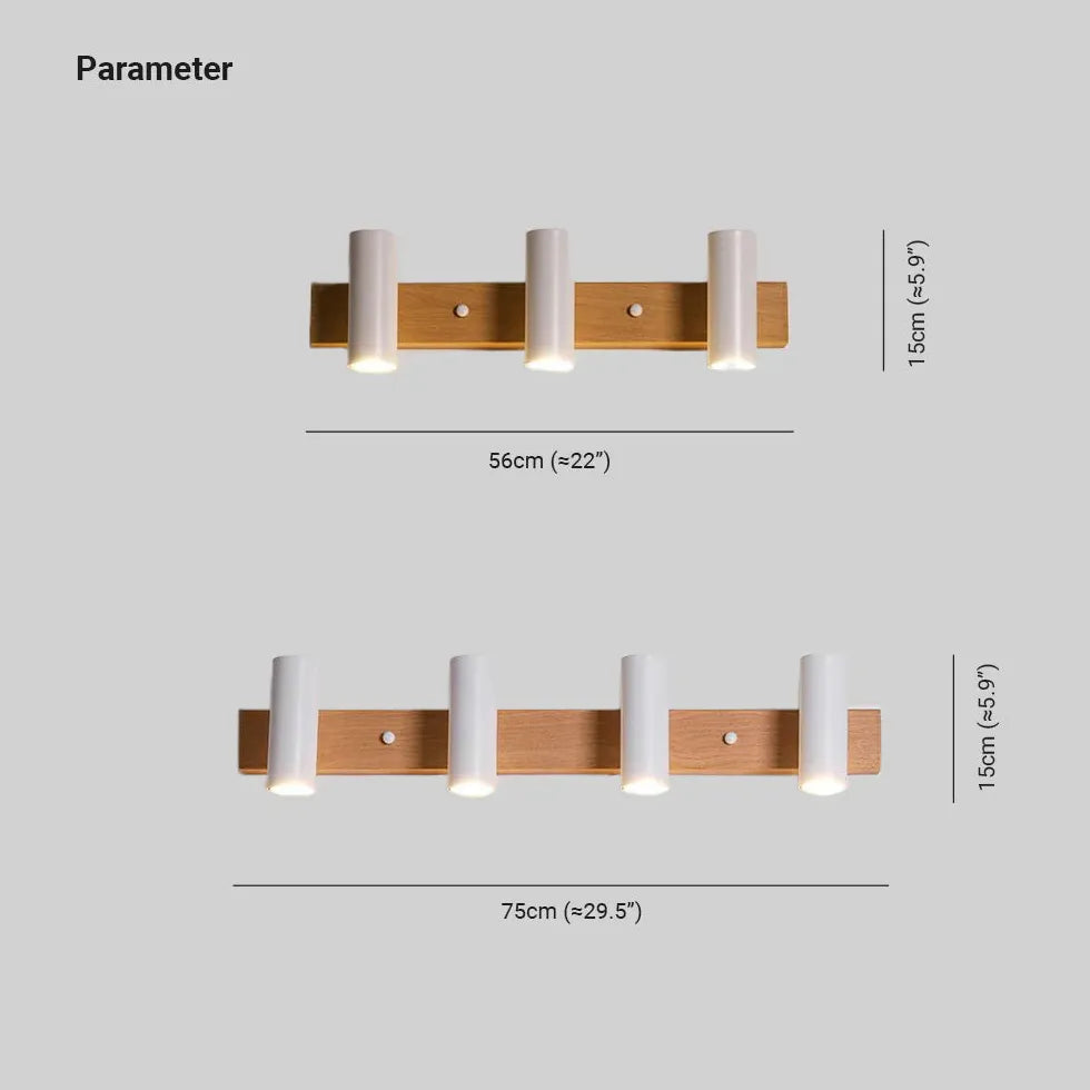 Multi Arm Wall Light For Bathroom Ozawa Wood