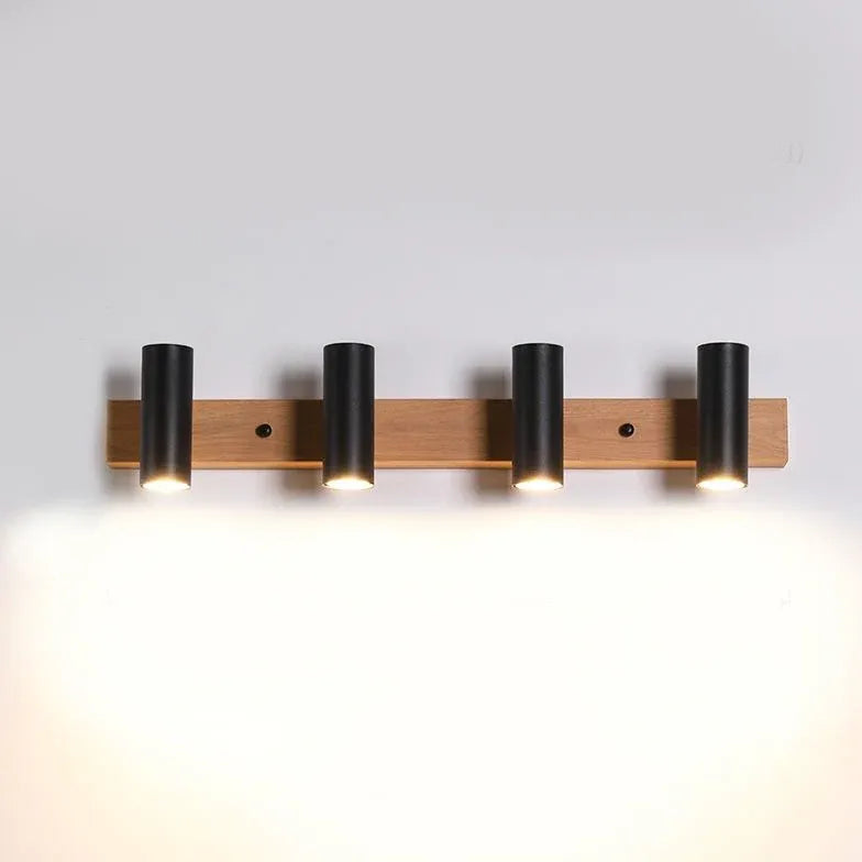 Multi Arm Wall Light For Bathroom Ozawa Wood