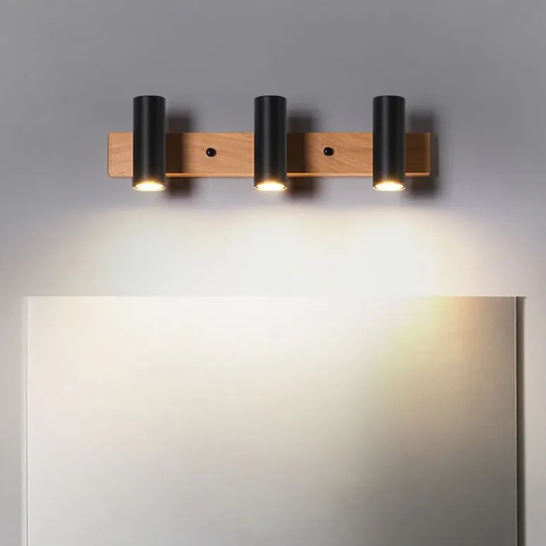 Multi Arm Wall Light For Bathroom Ozawa Wood