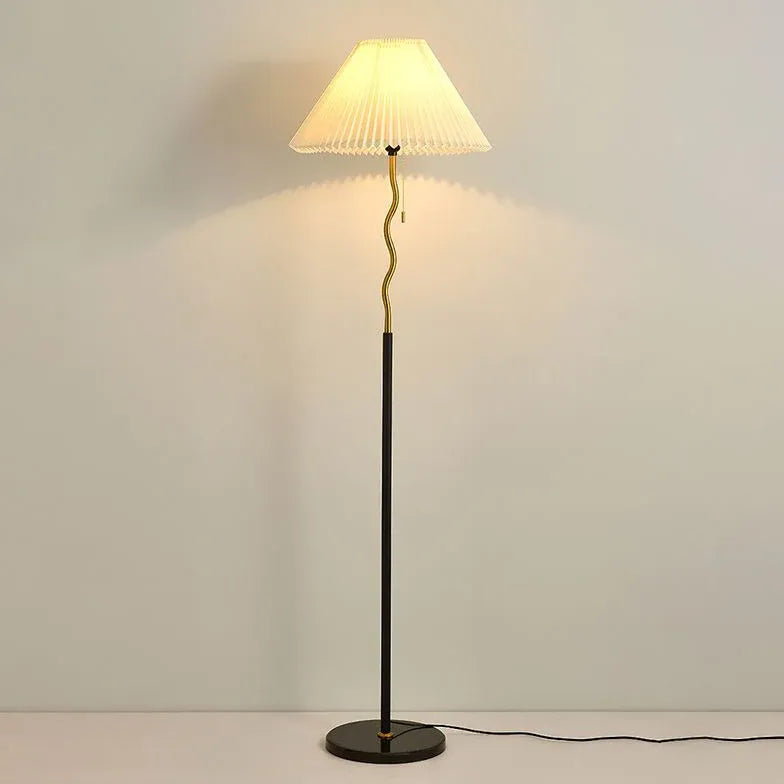 Black Floor Lamp For Study Room Ozawa Metal Led Plug