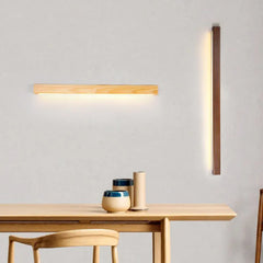 Flush Wall Light For Bedroom Ozawa Wood Led