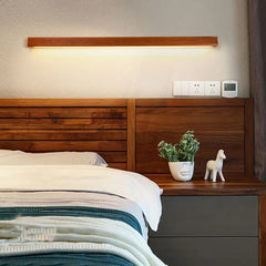 Flush Wall Light For Bedroom Ozawa Wood Led