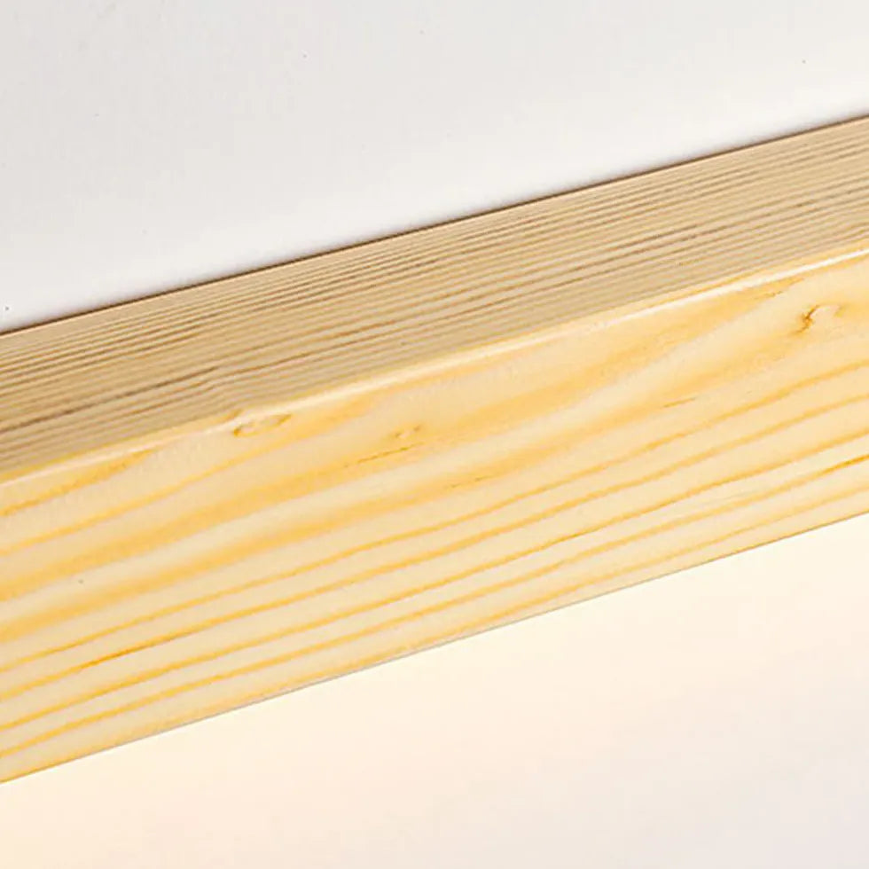 Flush Wall Light For Bedroom Ozawa Wood Led