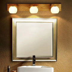 Multi Arm Wall Light For Bathroom Ozawa Wood Ip44 Led