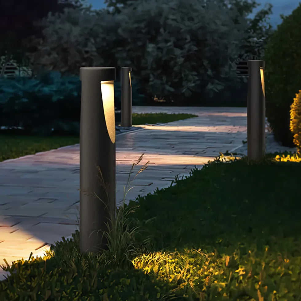 Black Post & Bollard Light Pena Metal Led