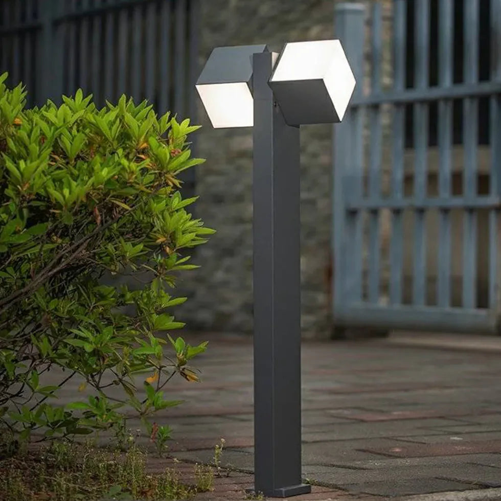 Black Post & Bollard Light Pena Metal Ip65