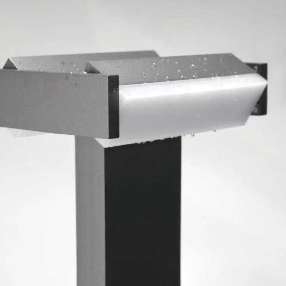 Black Post & Bollard Light Pena Metal Ip65