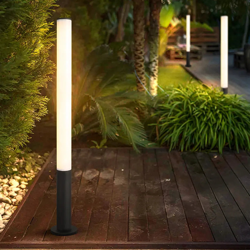 Black Post & Bollard Light Pena Metal Outdoor Led Ip65