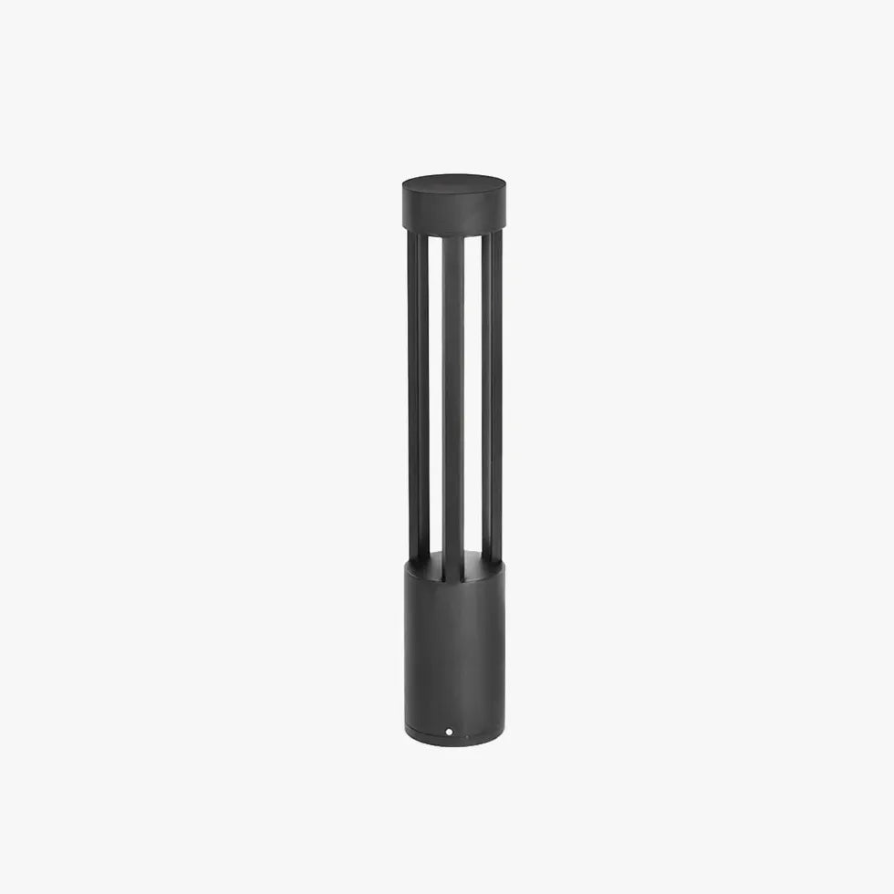 Black Pedestal Light Pena Metal Warm White Ip65 Led Outdoor