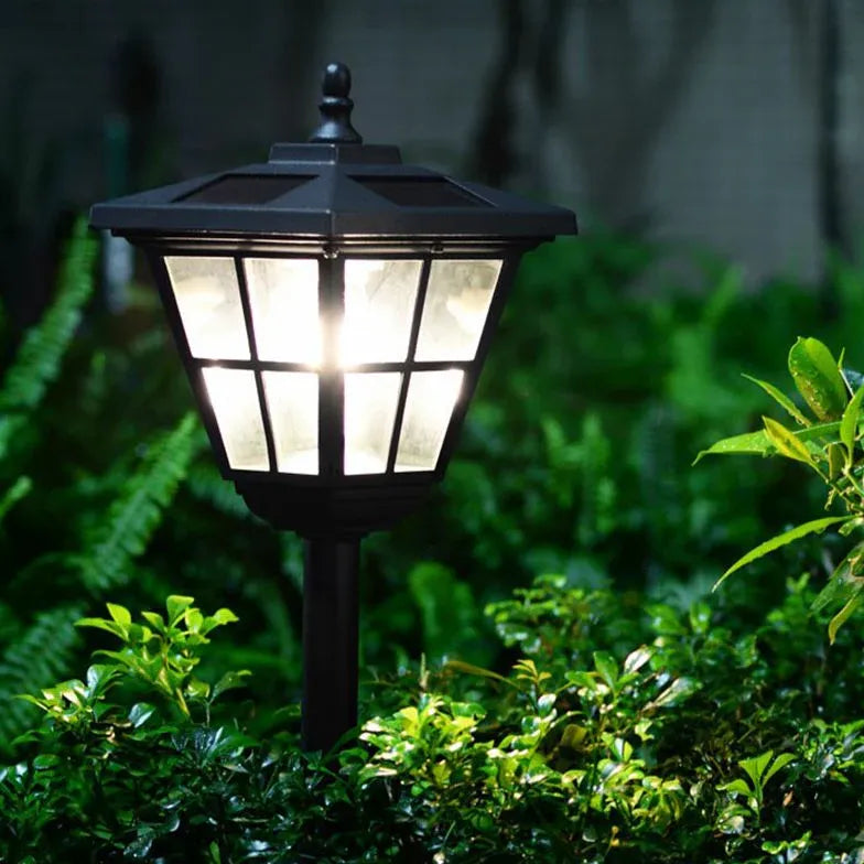 Black Solar Light Pena Metal & Acrylic Solar Ip65 Outdoor Led