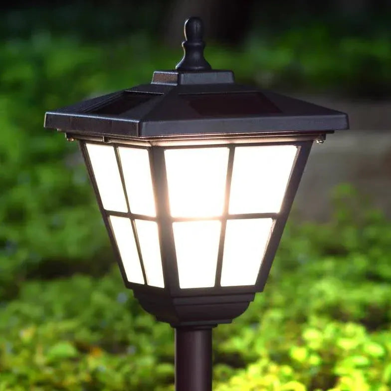 Black Solar Light Pena Metal & Acrylic Solar Ip65 Outdoor Led