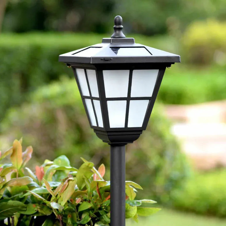 Black Solar Light Pena Metal & Acrylic Solar Ip65 Outdoor Led