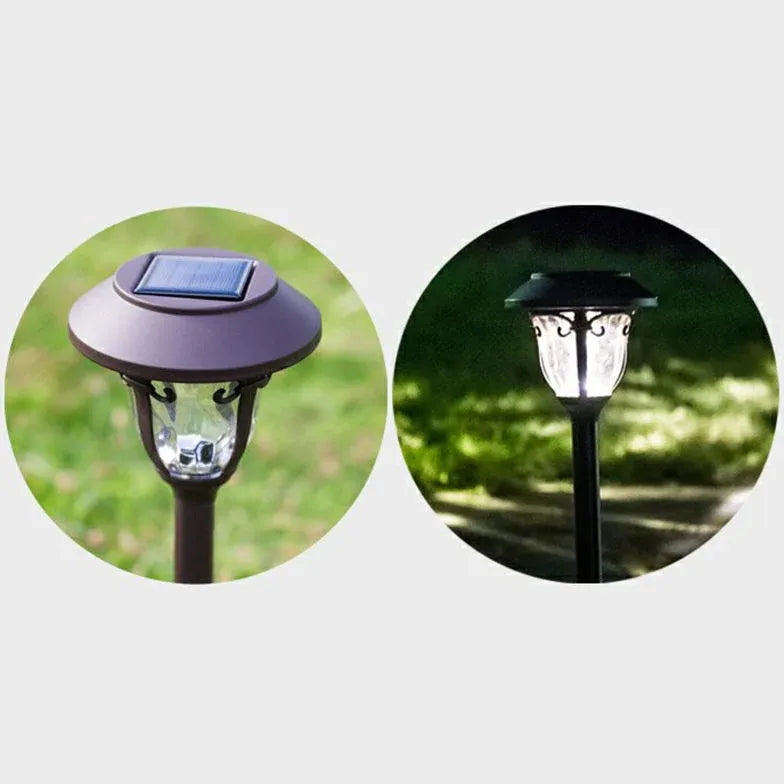 Bowl Shaped Solar Light Pena Metal Led