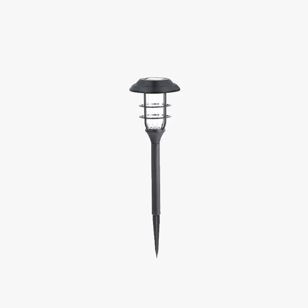 Black Solar Light Pena Metal & Acrylic Outdoor